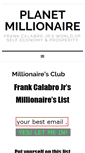 Mobile Screenshot of planetmillionaire.com