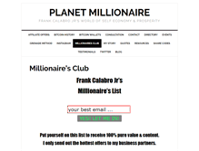 Tablet Screenshot of planetmillionaire.com